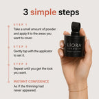Líora Hair — how to apply in 3 steps