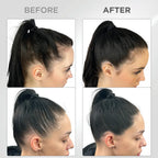Líora Hair — before and after, side hairline on black hair