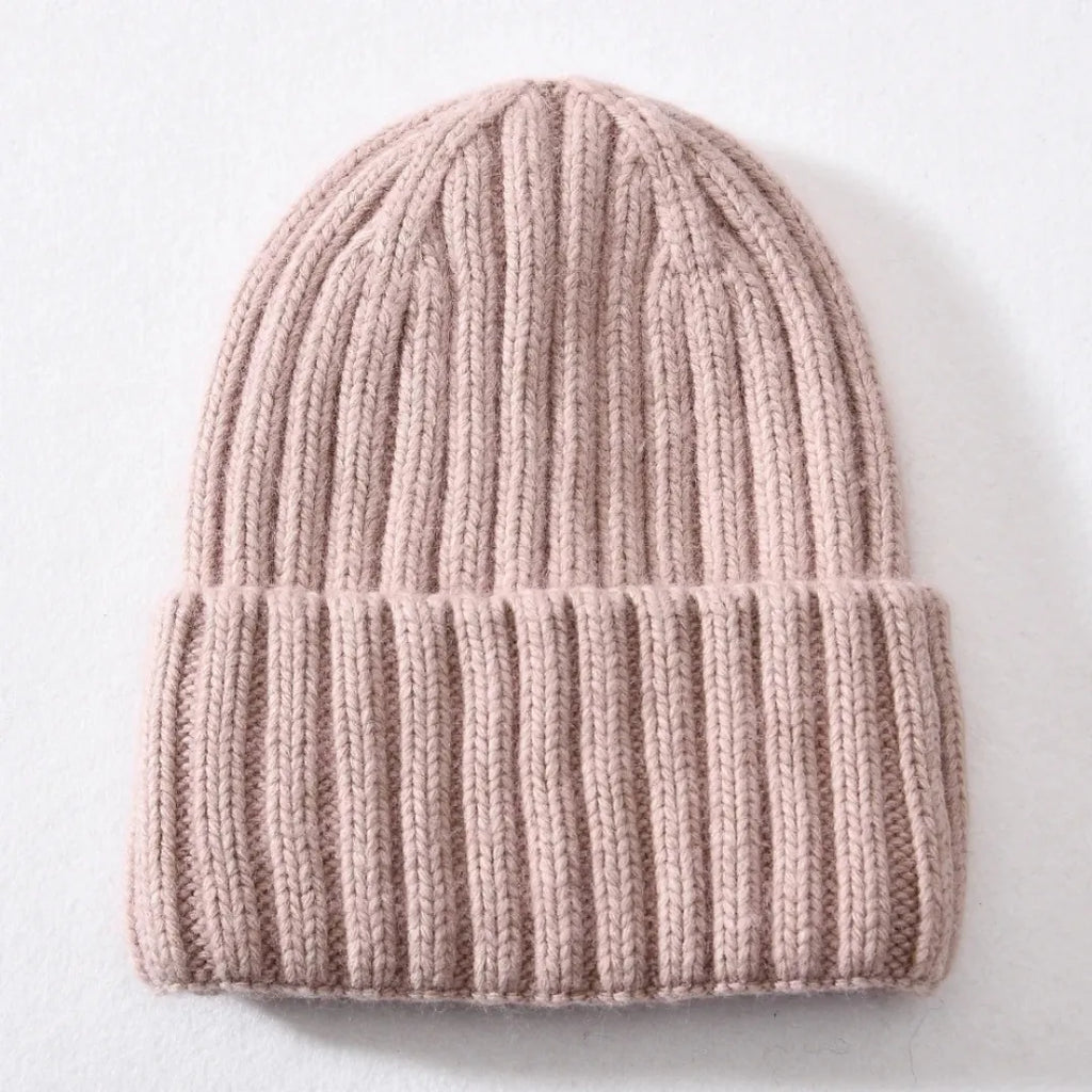 Líora Satin Silk Beanie — blush pink