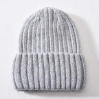 Líora Satin Silk Beanie — light gray