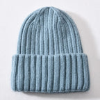 Líora Satin Silk Beanie — sky blue